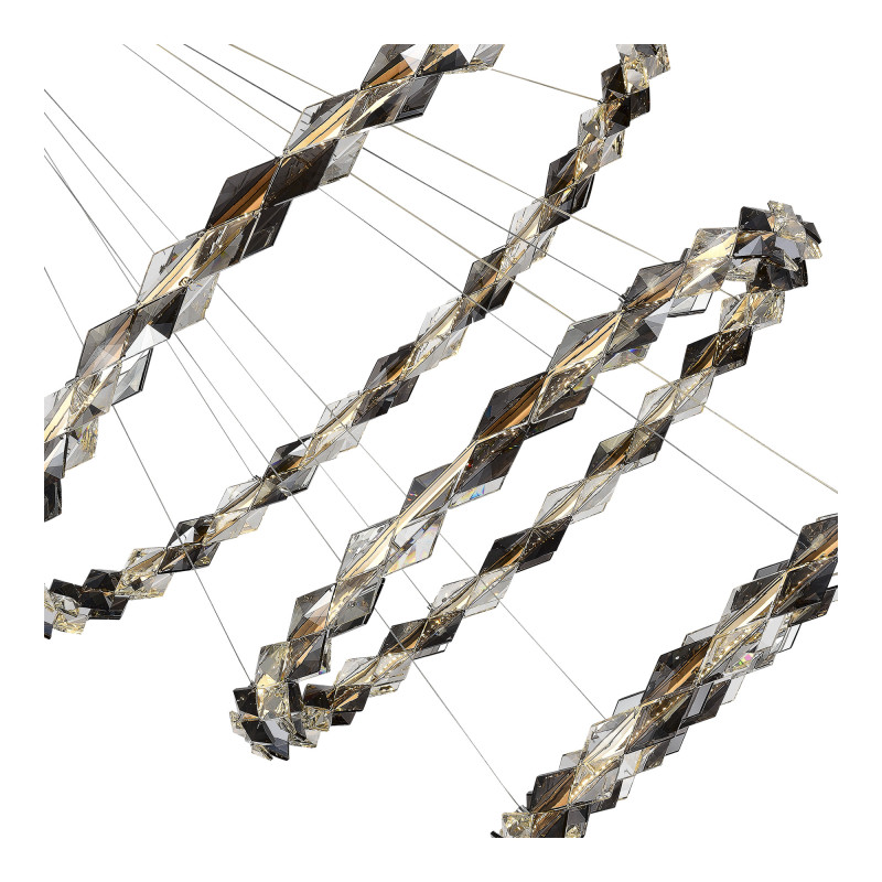 Люстра подвесная 100* см, LED*1*75W, 3000K, St Luce Diamanta SL6009.103.03, Золотистый