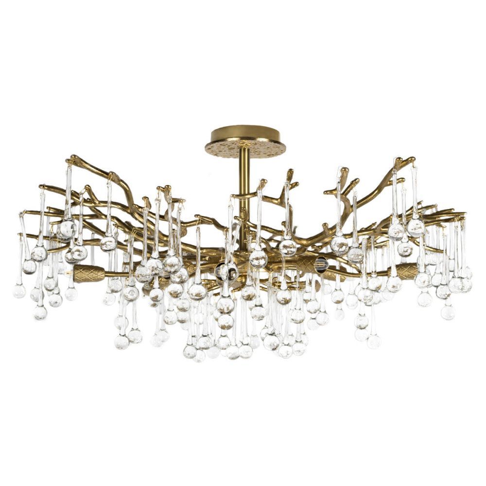 Люстра на штанге 76 см, Loft IT Coral 10351/800C AB, бронза