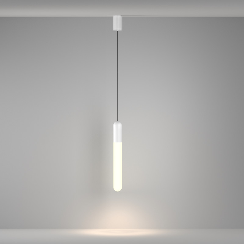 Подвесной светильник 6*6*50 см, LED, 12W, 3000К, Maytoni Technical Mist P101PL-L500-12W3K-W белый
