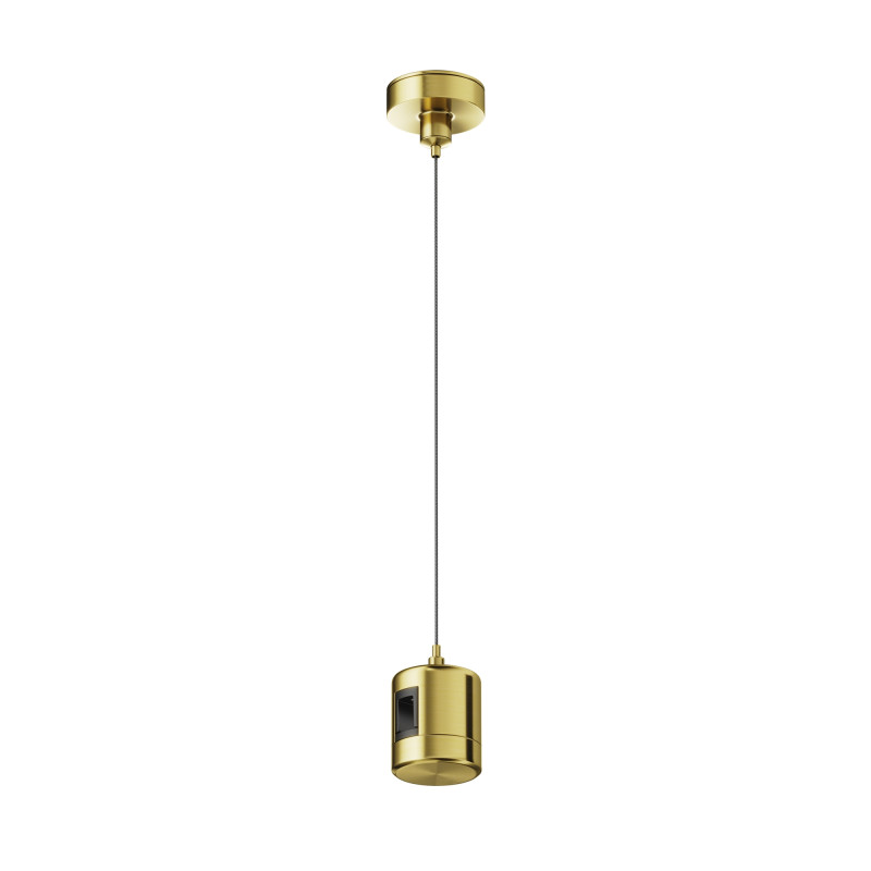 Подвес тросовый с прямым коннектором питания Maytoni Flarity TRA157SW-IPC1-BS, латунь