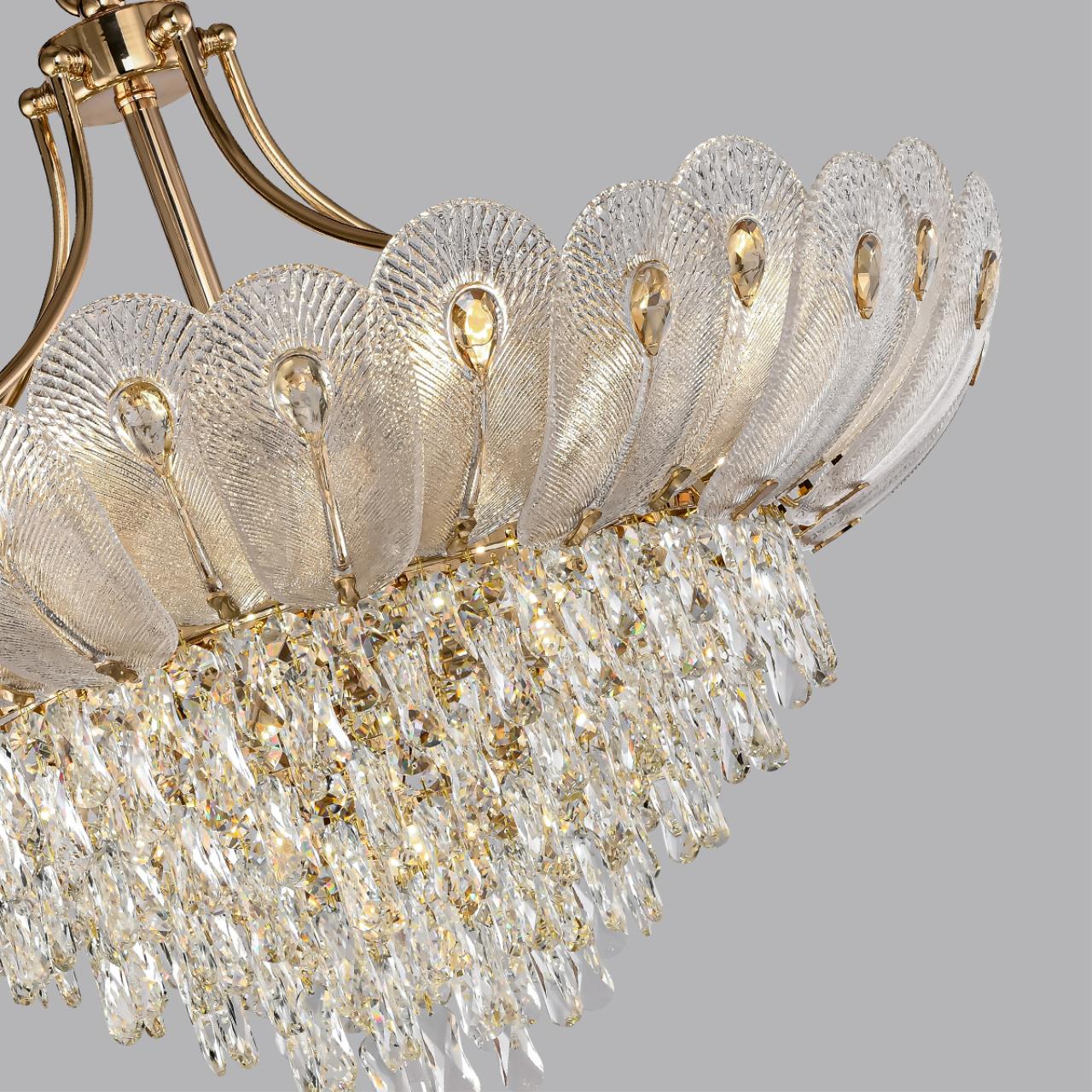 Люстра 77*77*167 см, 16 Е14*40W, Odeon Light Paroti, золотой 5048/16