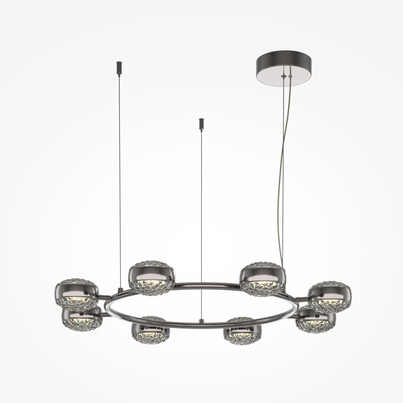 Светильник 93 см, 80W, 3000K, Maytoni Mind MOD299PL-L80BC3K, черный хром