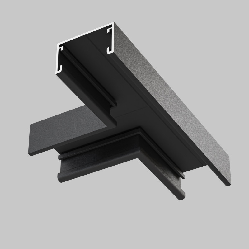 Коннектор 8*2*1,2 см, Maytoni Technical Magnetic track system Basity черный TRA172CT-11B черный