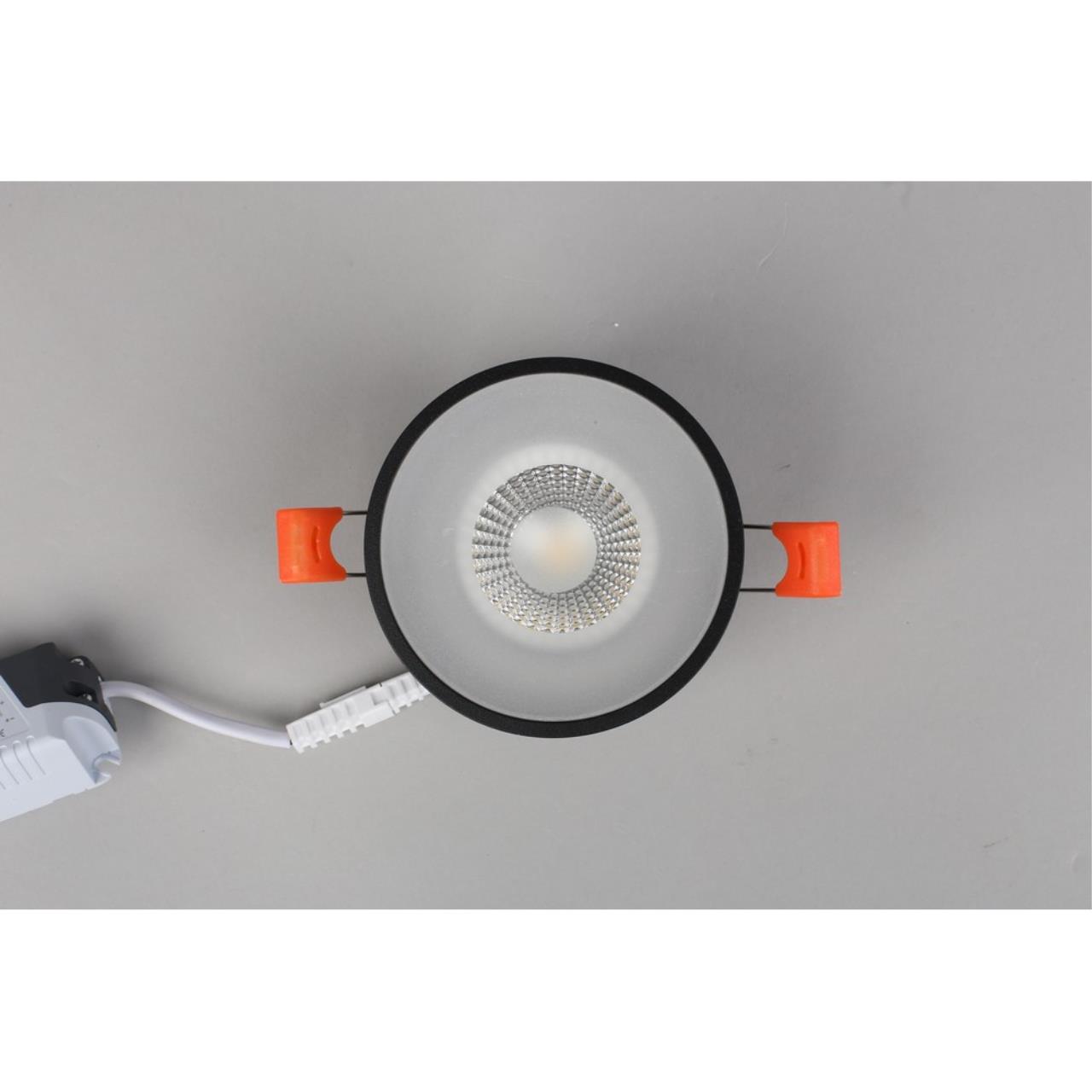 Светильник 9 см, 6W, 4000K, Omnilux Napoli OML-102719-06, черный