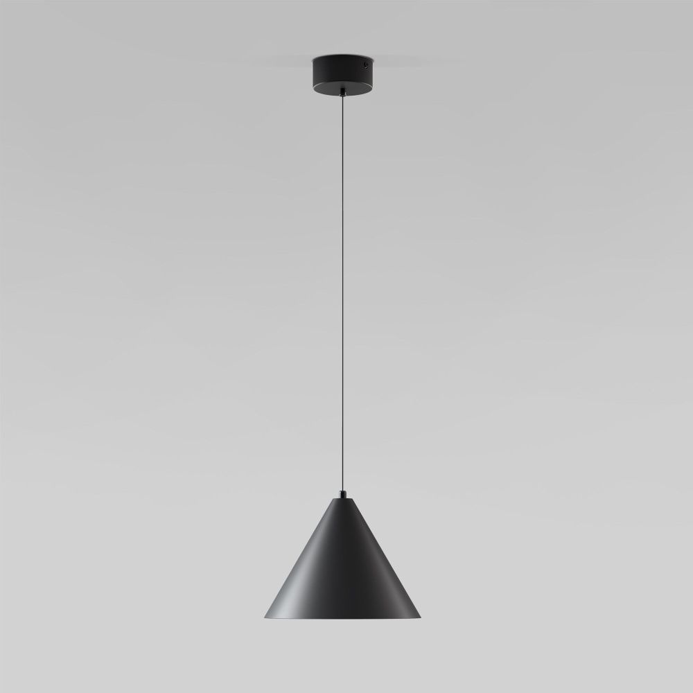 Подвесной акцентный светильник 20*20*130 см, LED, 16W, 4000K, Elektrostandard Conus 50316 LED, черный