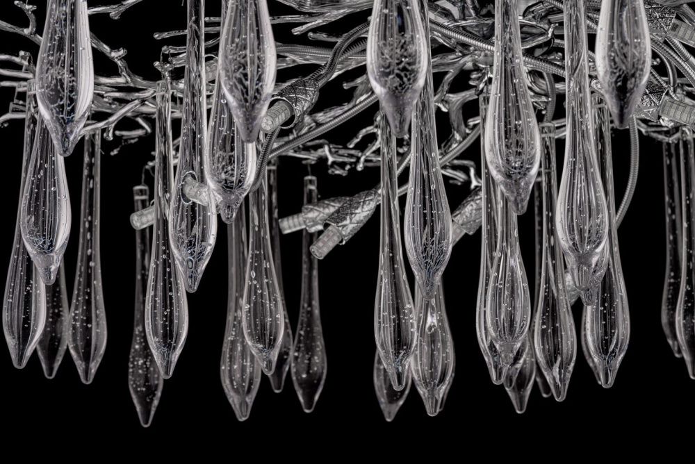 Люстра потолочная *100*56 см, 14*G9*40W, Dio D`arte Tavenna Nickel Tavenna H 1.3.100.108 N, никель