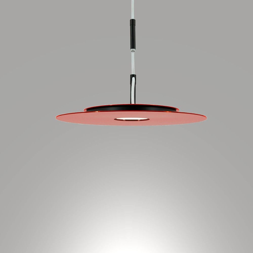 Светильник подвесной *20-180 см, 1*LED*12W, 3000K, Lightera Bamako LE143L-35R, Черный