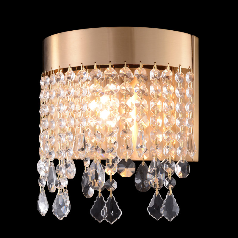 Бра 26 см, Crystal Lux AQUA AP1, латунь