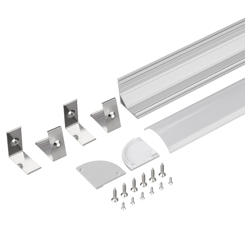 Профиль Arlight 036846 200*3*3 см. Цена указана за 1 комплект.  экран в комплекте