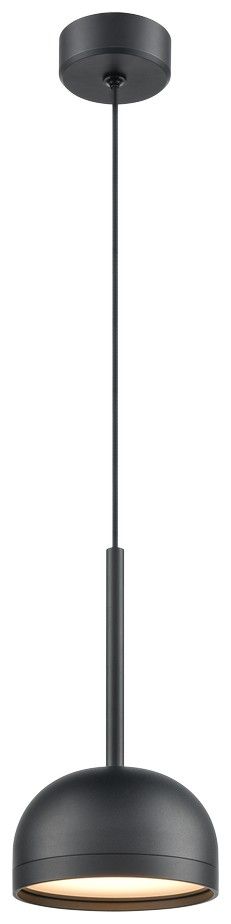 Подвесной светильник 11 см, 12W, 3000K, Velante 472-026-01, черный