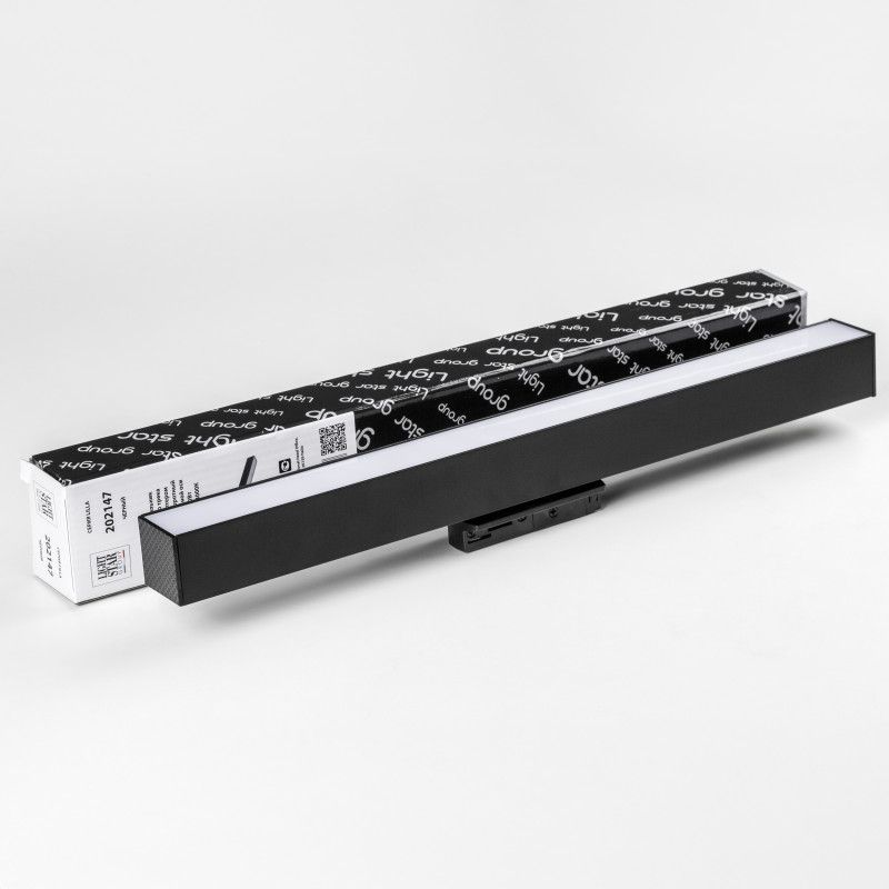 Светильник на шине 40,5*3,5*-3,5 см, *LED*30W, 4000K, Lightstar Lilla 202147, черный