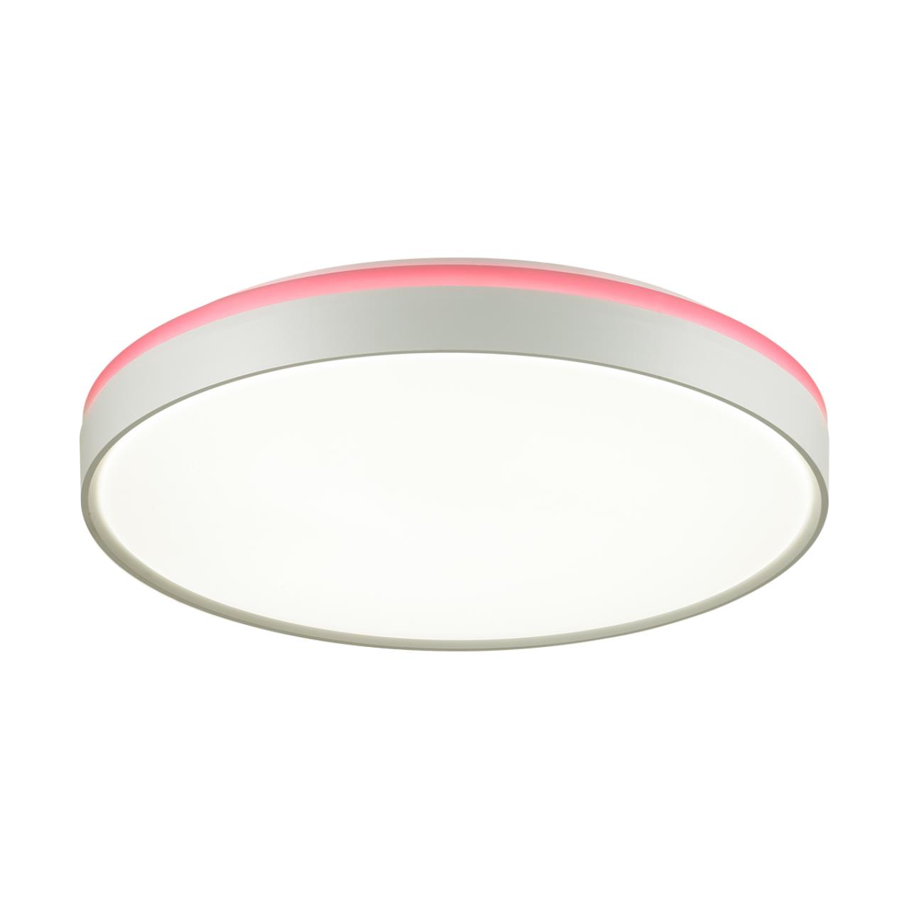 Cветильник 50 см, LED 1*70W, 3000-6000 К, Sonex Kezo Pink 7708/EL, белый/розовый
