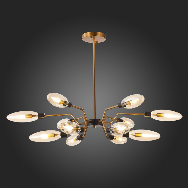 Люстра подвесная 105 см, ST LUCE DESIMA SL1174.303.12 Латунь