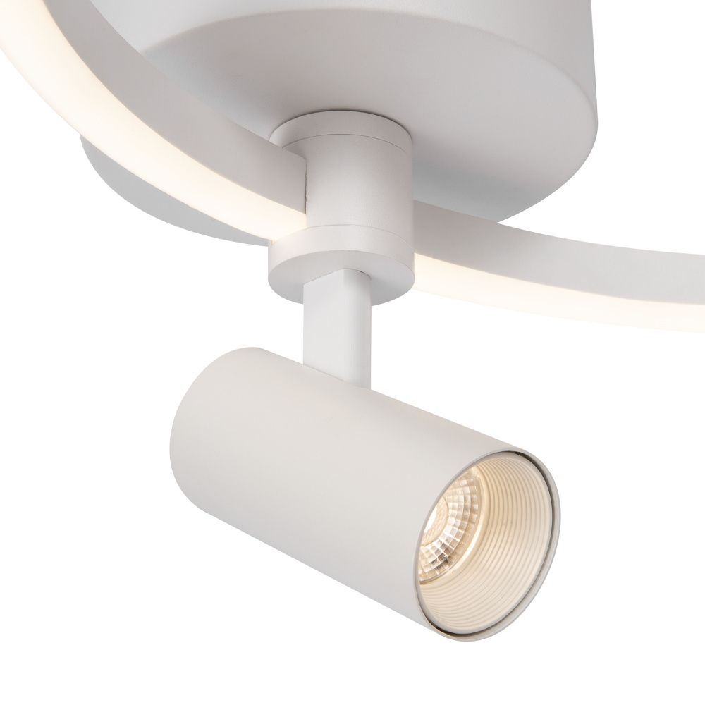 Светильник 46,5*40*-17 см, *LED*32W, 3000-7000K, Freya Прожекторы/Spotlights FR6083CL-L32W, Белый