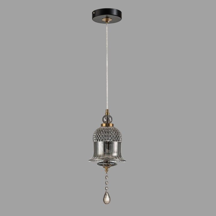 Подвесной светильник 15-84 см, LED*4W, 3000K, Belfast Herbison A1954-A3 GR GL, Черный
