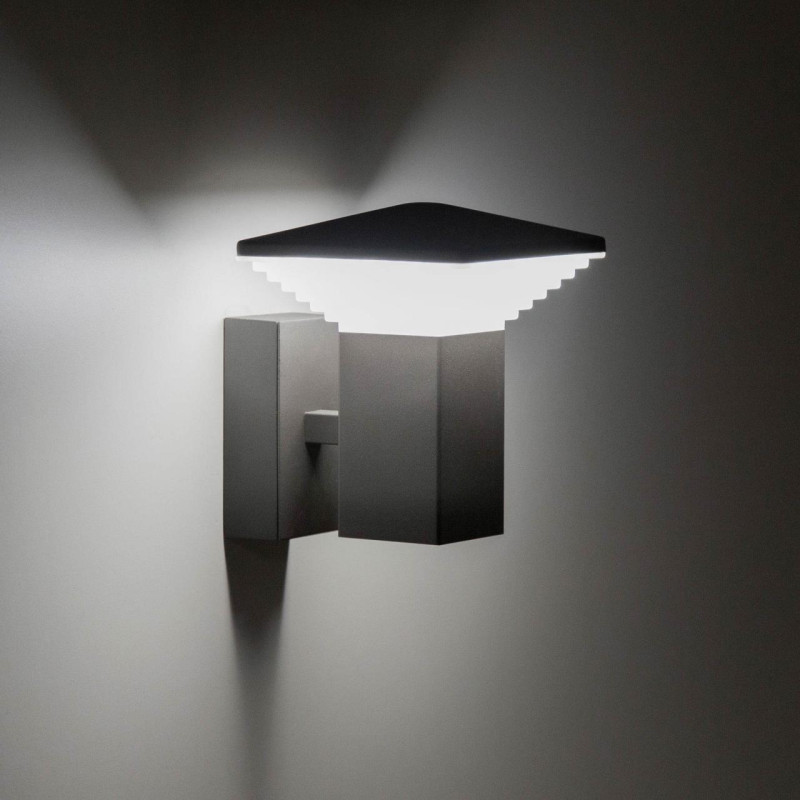 Светильник уличный 13*17 см, LED 6W, 4000K, 450Lm, 1-2 м2, IP54 Citilux CLU02W, черный
