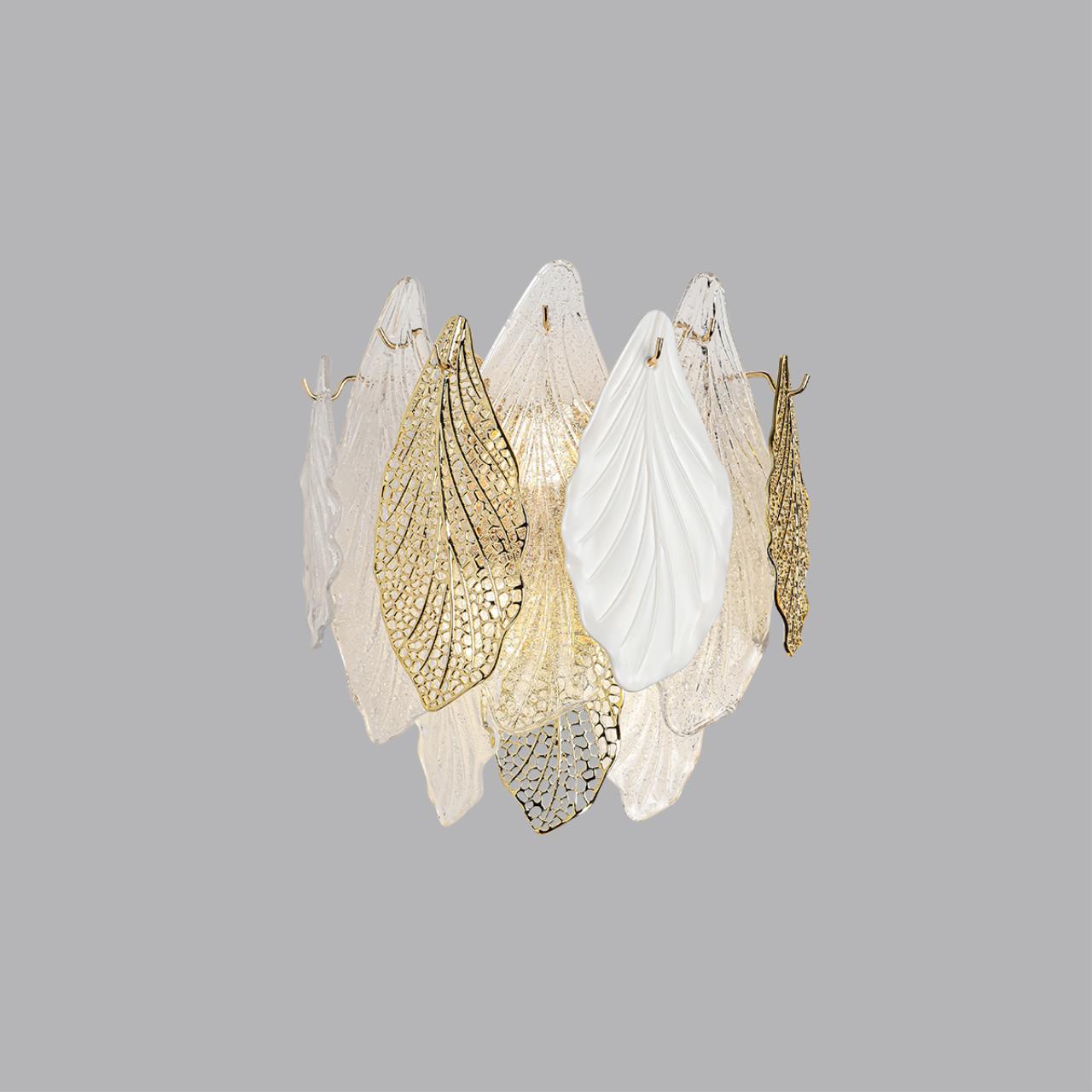 Бра 32*32*34 см, 3 Е14*40W, Odeon Light Lace, золотой 5052/3W
