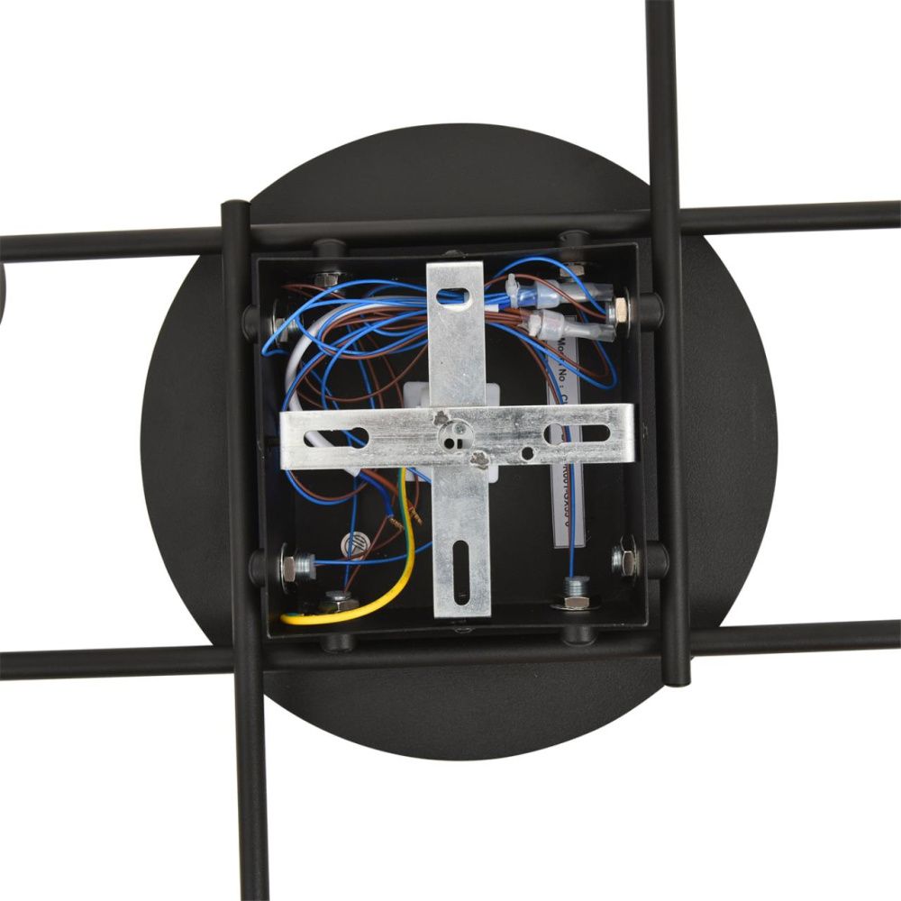 Светильник подвесной 87*57*12-12 см, 6*GX53 LED*7W, Lumion Benua LUM8304/6C, черный; золотой