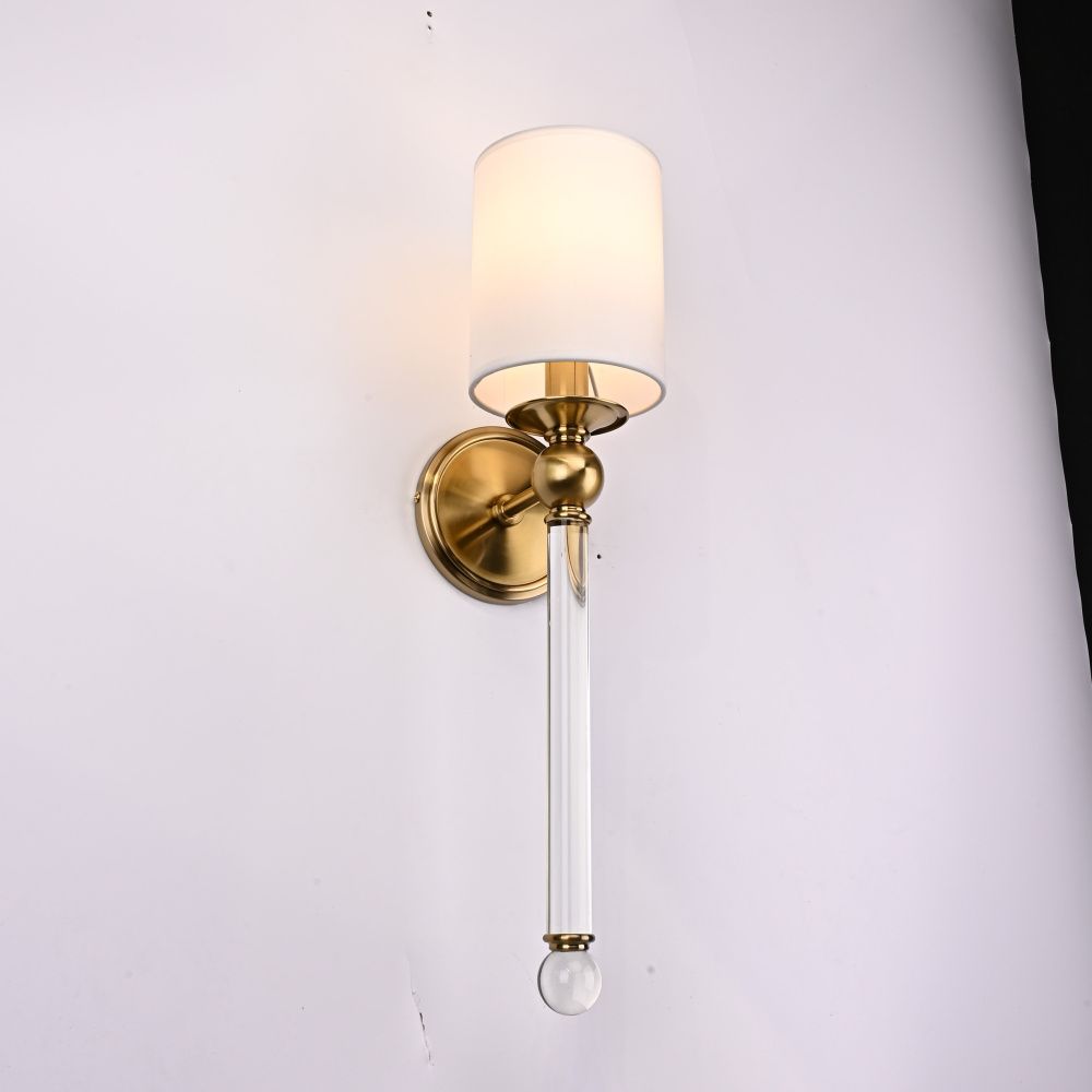 Бра Nell Sconce 57*17*17 см, 1*E14*40W, ImperiumLoft 44.704-0, Латунь