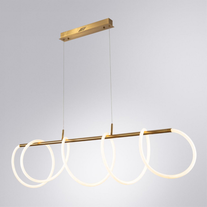 Светильник 120 см, 75W, 3000K, Arte Lamp Klimt A2850SP-75PB, латунь