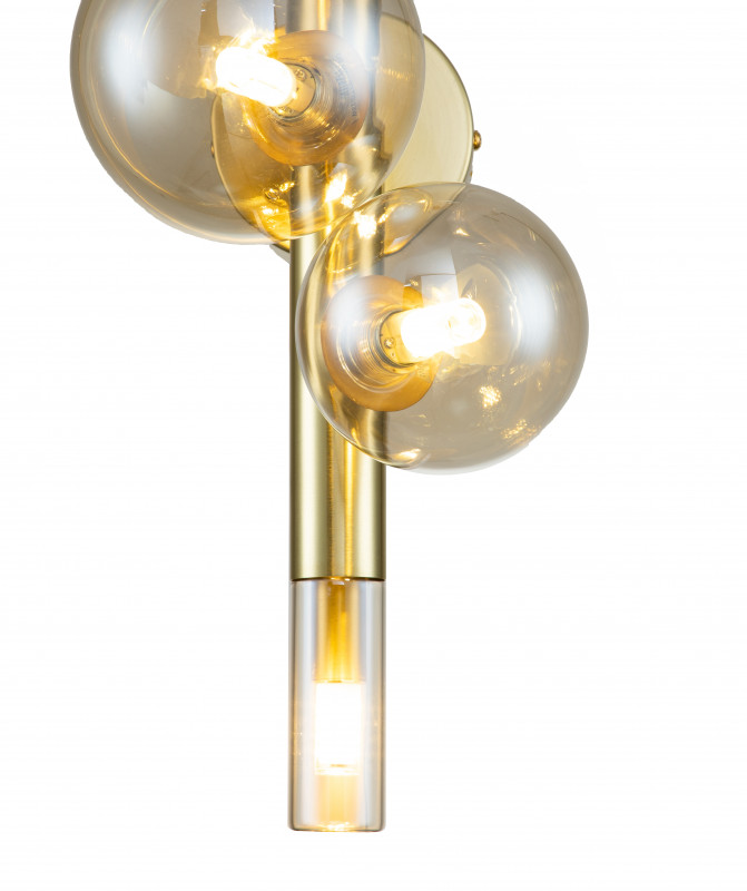 Настенный светильник 175*210*500 мм, 5*G9 золото Indigo Canto V000249, 11026/5W Gold