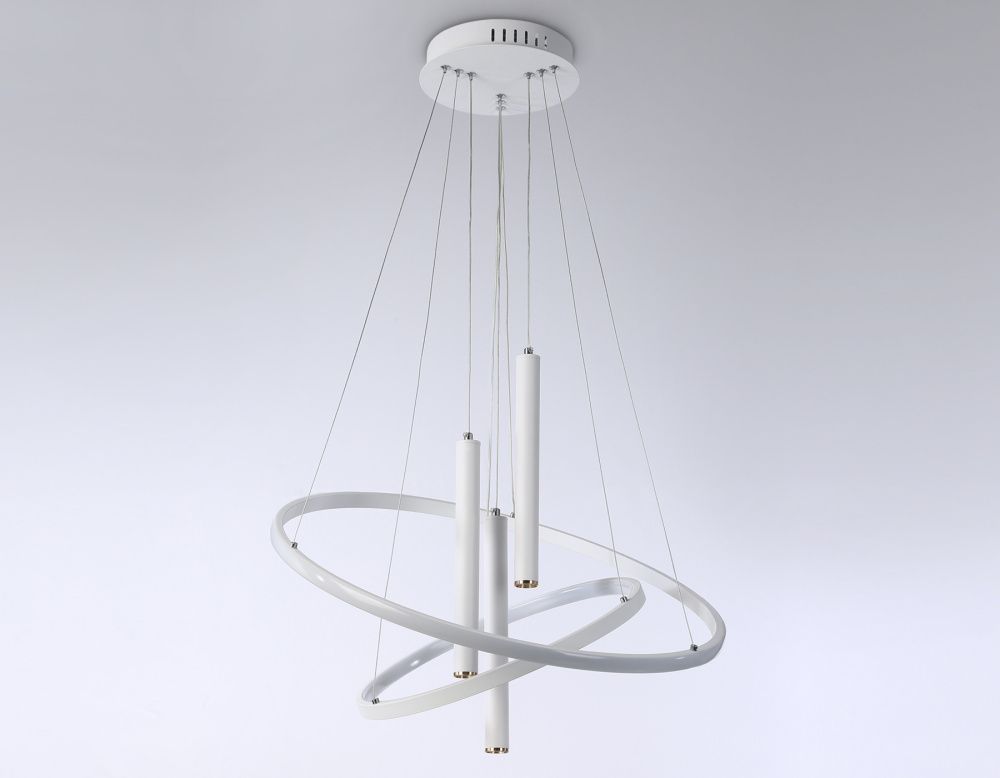 Светильник подвесной 60*31*120 см, LED 93W, 3000К, белый Ambrella Comfort LineTech FL5371