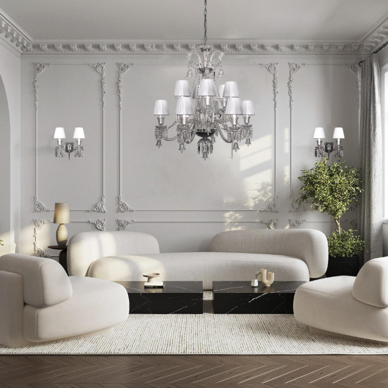 Подвесная люстра 62 см LOFT IT Zenith 10210/6 White белый