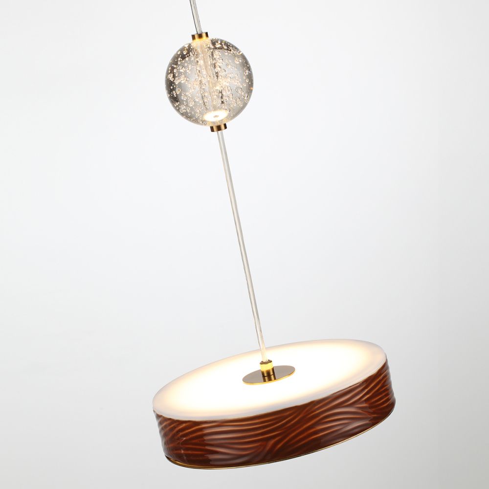 Светильник 22 см, 32W, 2000-4000K, Odeon Light 5450/32LB, бронза