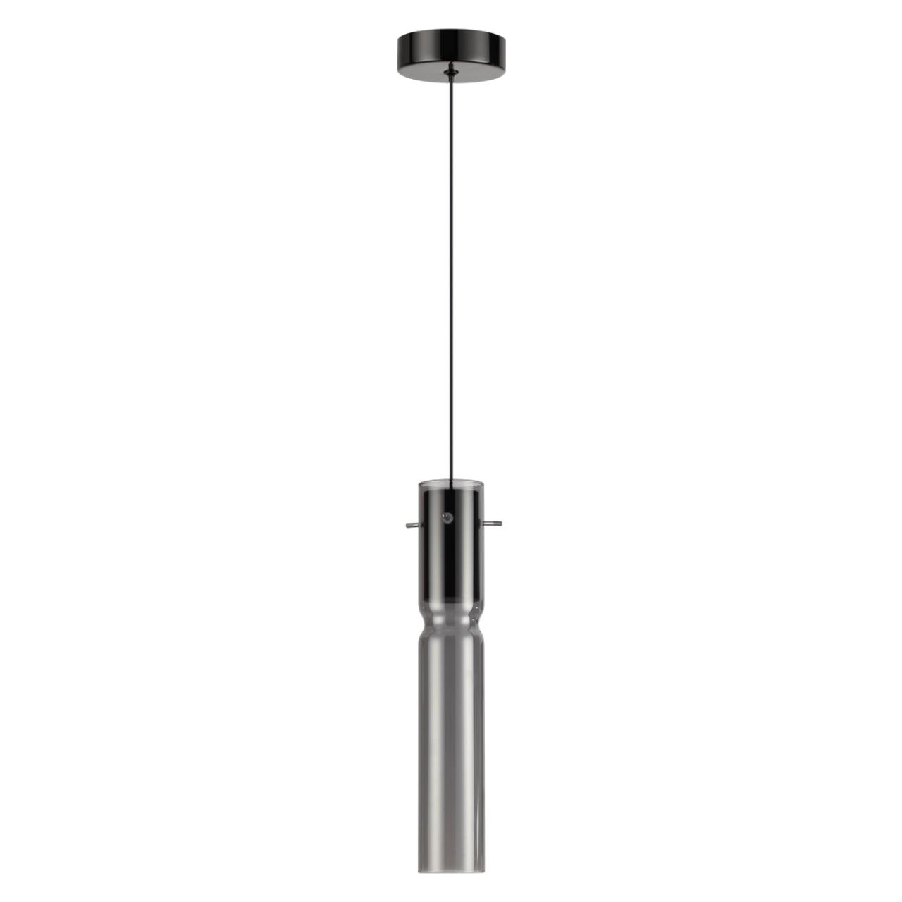 Подвес 6*6*120 см, 1 LED*5W, 3000 К, Odeon Light Scrow, черный 5058/5L