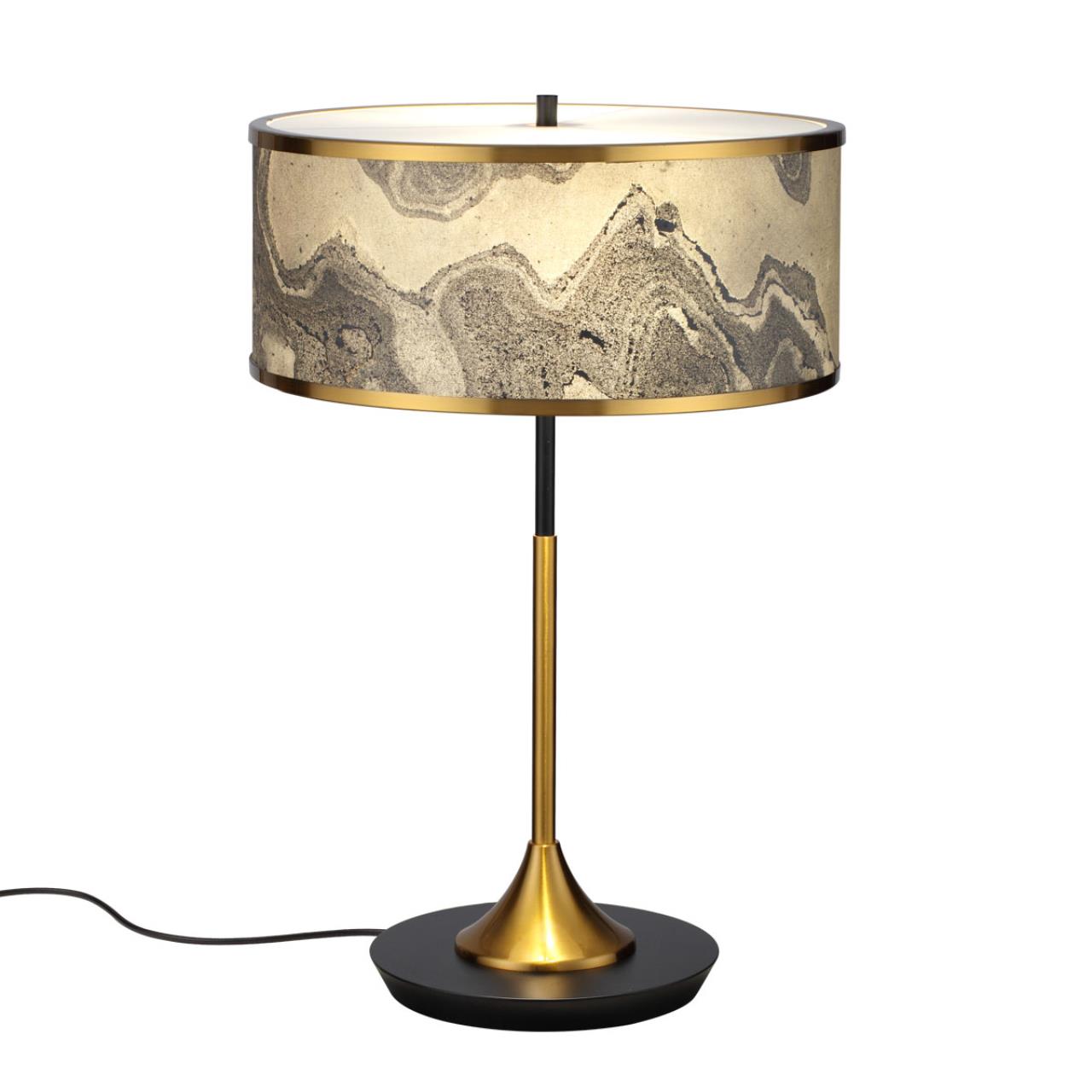 Настольная лампа 36*36*56 см, 2 Е27*10W, Odeon Light Bergi, античная бронза 5064/2T