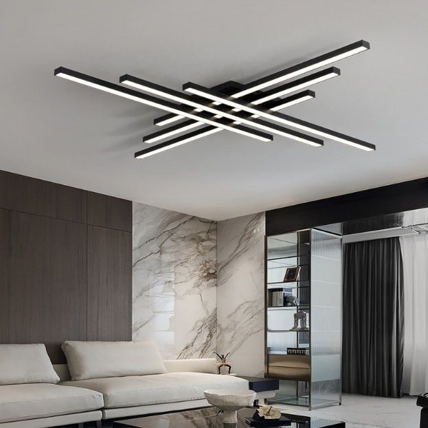 Светильник А09/600 BLACK/ЧЕРНЫЙ  D600/H110/6/LED/112W 2.4G PICK SPF24-03 (1 из 2шт) 24-12