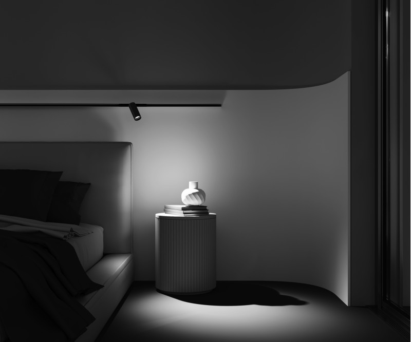 Светильник на шине 5,2*5,2*19,4 см, LED, 12W, 3000К, Maytoni Technical FOCUS LED TR032-2-12W3K-M-BBS латунный