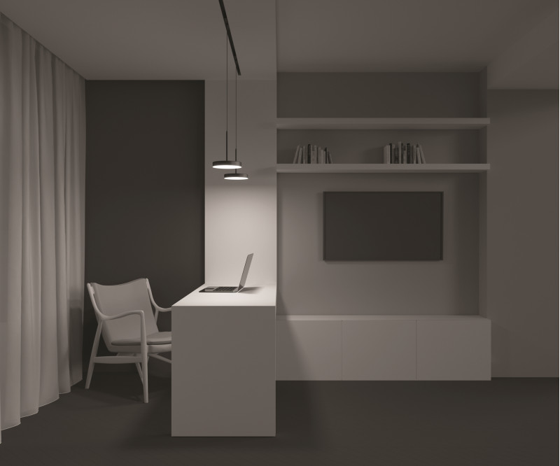 Светильник 18,5*18,5*110 см, LED, 15W, Maytoni Technical PLATO TR123-4-15W-DS-B черный, 3000-6000K, 120°, Dim Exility