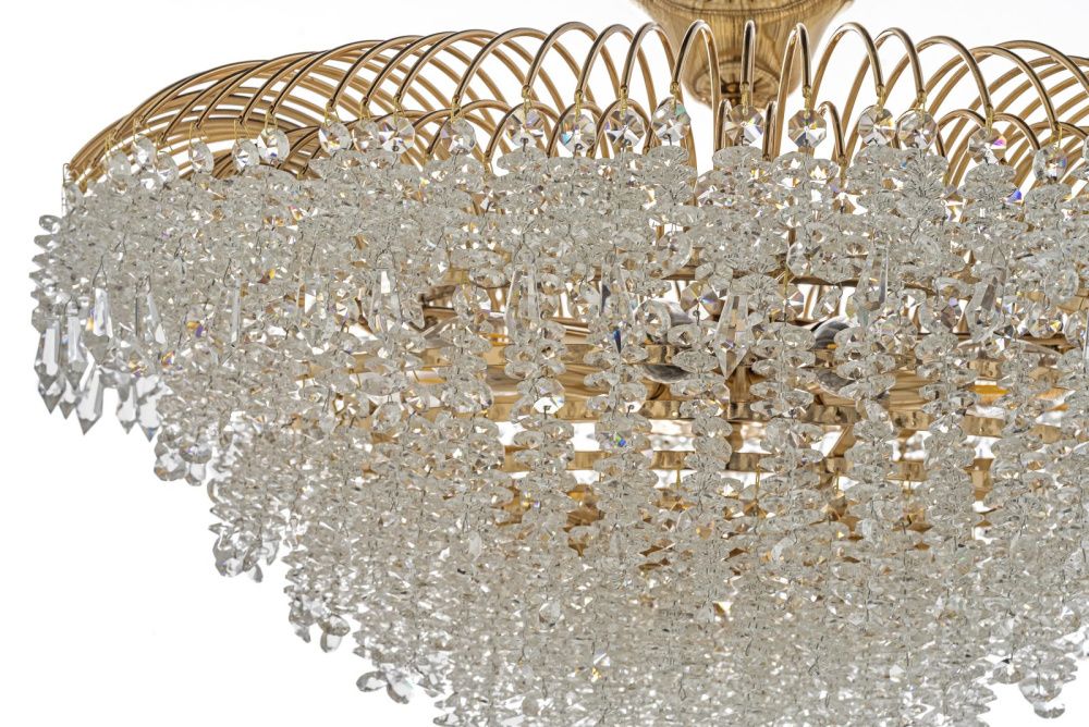 Люстра потолочная *60*33 см, 10*E14*40W, Arti Lampadari Imperia Imperia E 1.2.60.106 G, золотой