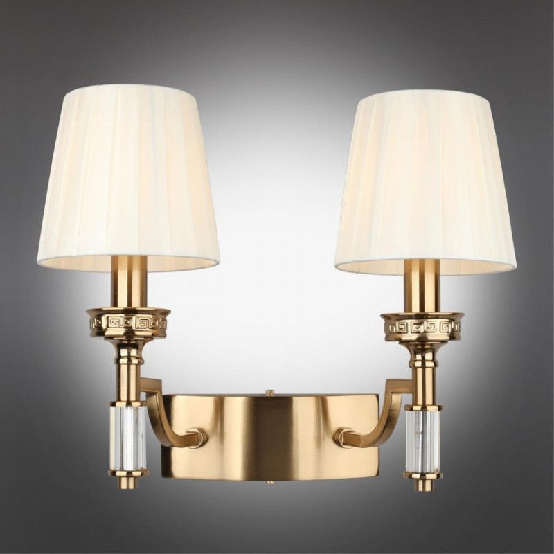 Бра 25*40*34 см, 2*E14, 40W, Aployt Patricia APL.716.11.02, бронзовый