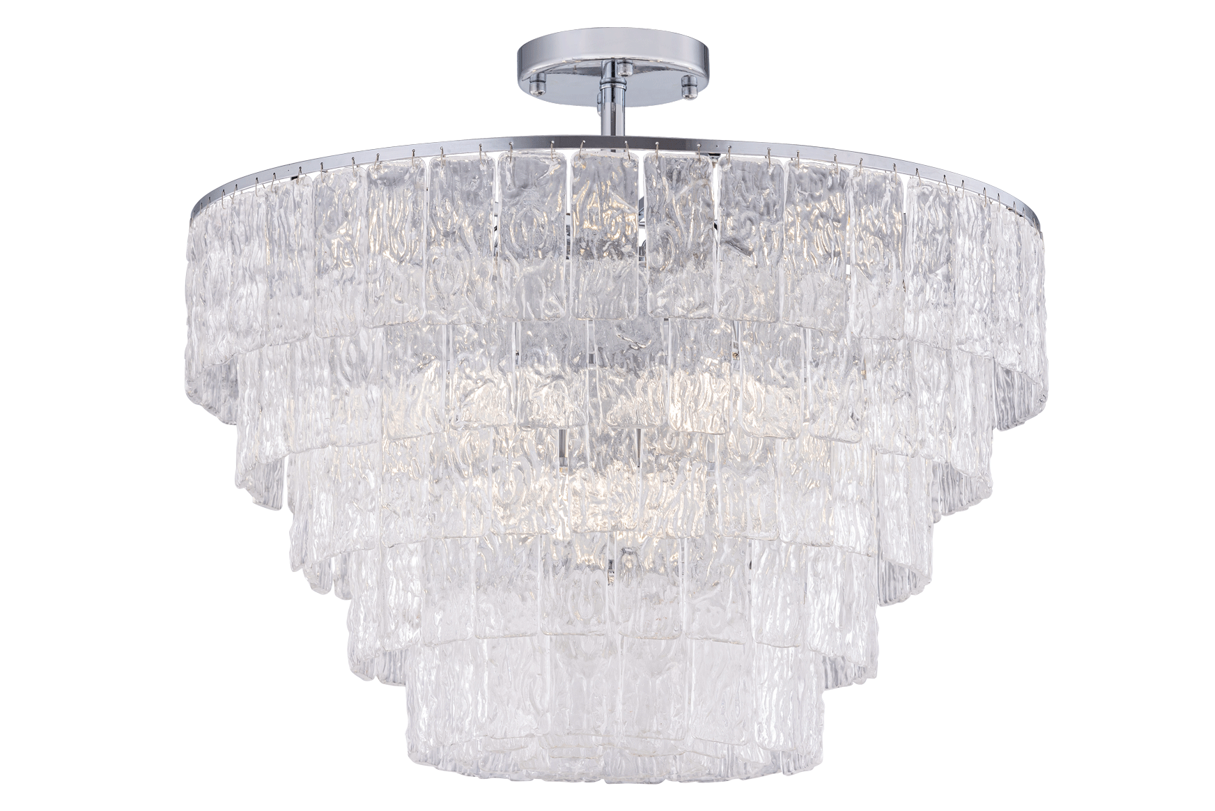 Люстра 650*520, 15*E14, 40W NewRgy Cristallo 5011/15CR CHROME+CLEAR LIGHT, Хром+Прозрачный
