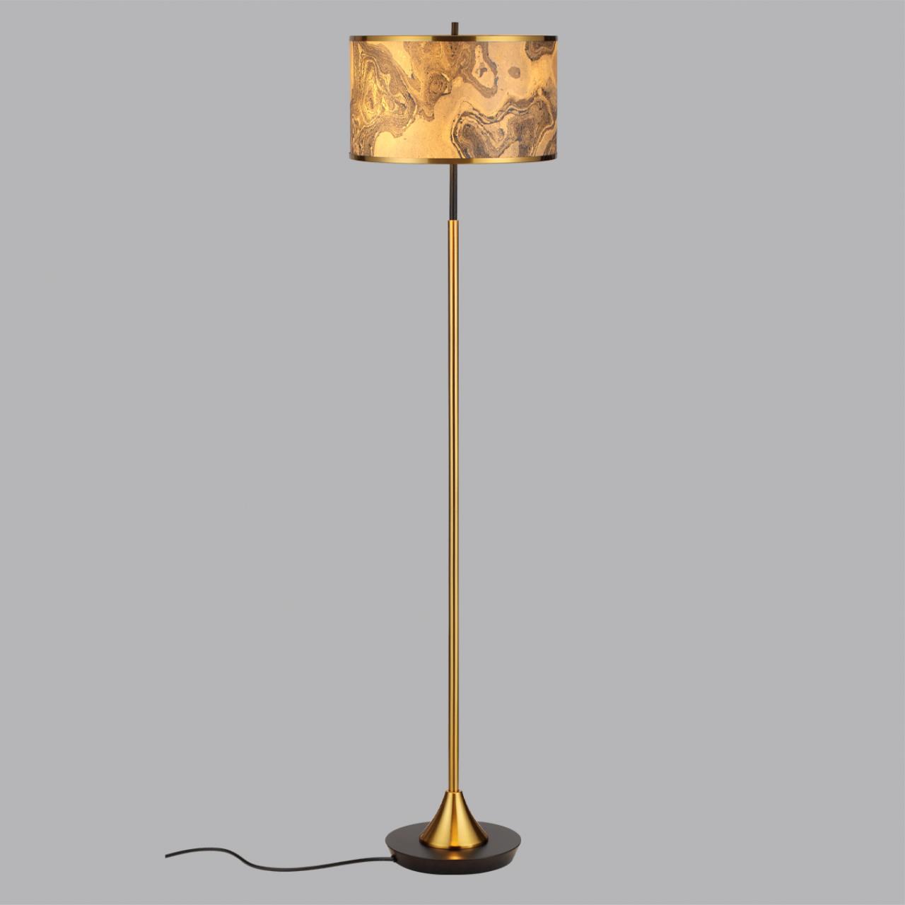 Торшер 38*38*157,5 см, 2 Е27*10W, Odeon Light Bergi, античная бронза 5064/2F
