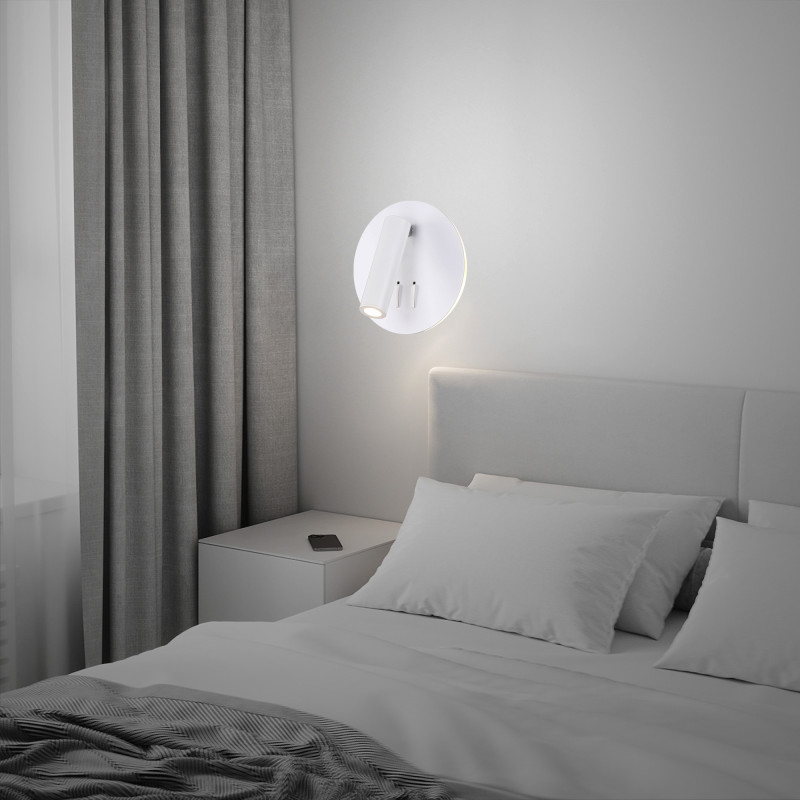 Спот Maytoni Ios C176-WL-01-6W-W, LED 9W, белый