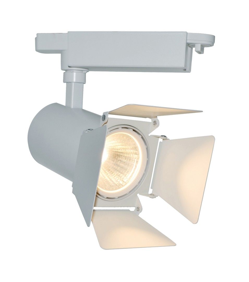 Трековый светильник Arte Lamp Track Lights A6720PL-1WH, белый, 21x20x11см, LED, 20W, 4000K, 1400Lm