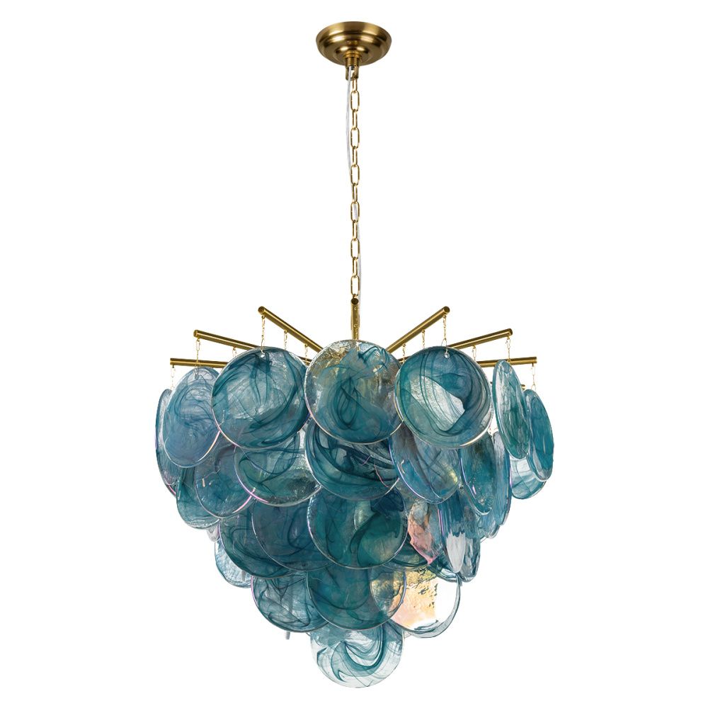 Подвесная люстра 60 см, LOFT IT Lolly 10492/600 Blue, золото