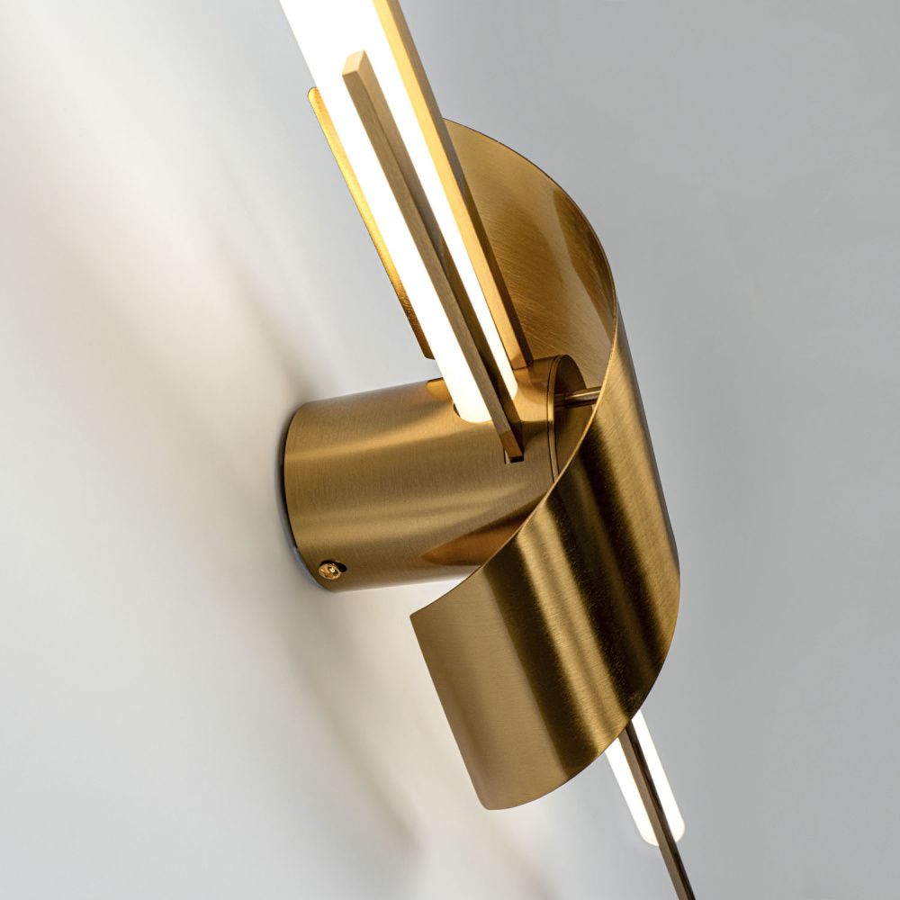 Бра 12*11*-64 см, *LED*6W, 4200K, Modelux  ML.655.650 BS, Латунь