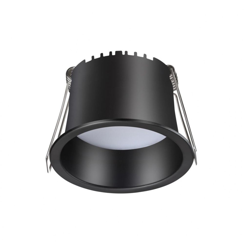 Светодиодный светильник 7 см, 6W, 4000K, Novotech Tran 358898, черный