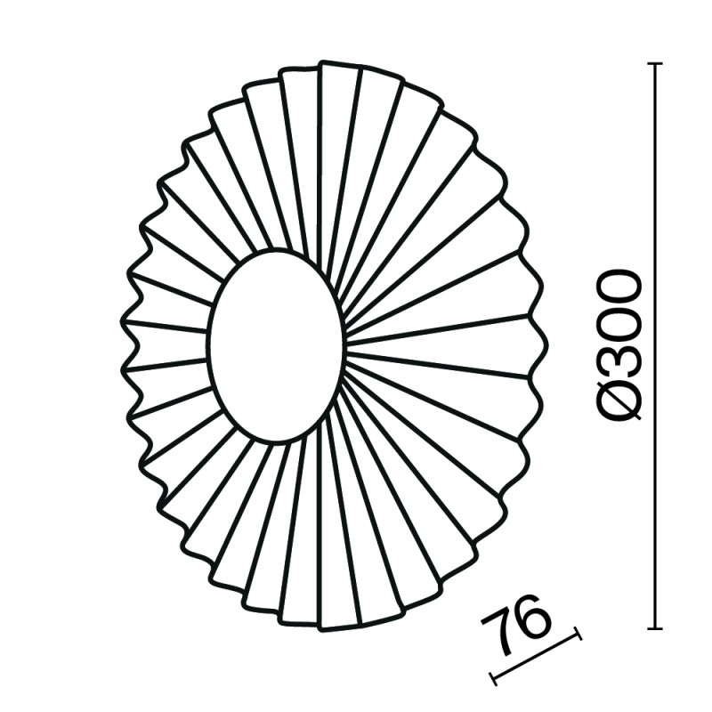 Бра 30*30*30 см, LED, 3000К, Maytoni Fiore MOD233WL-L11BS3K латунный