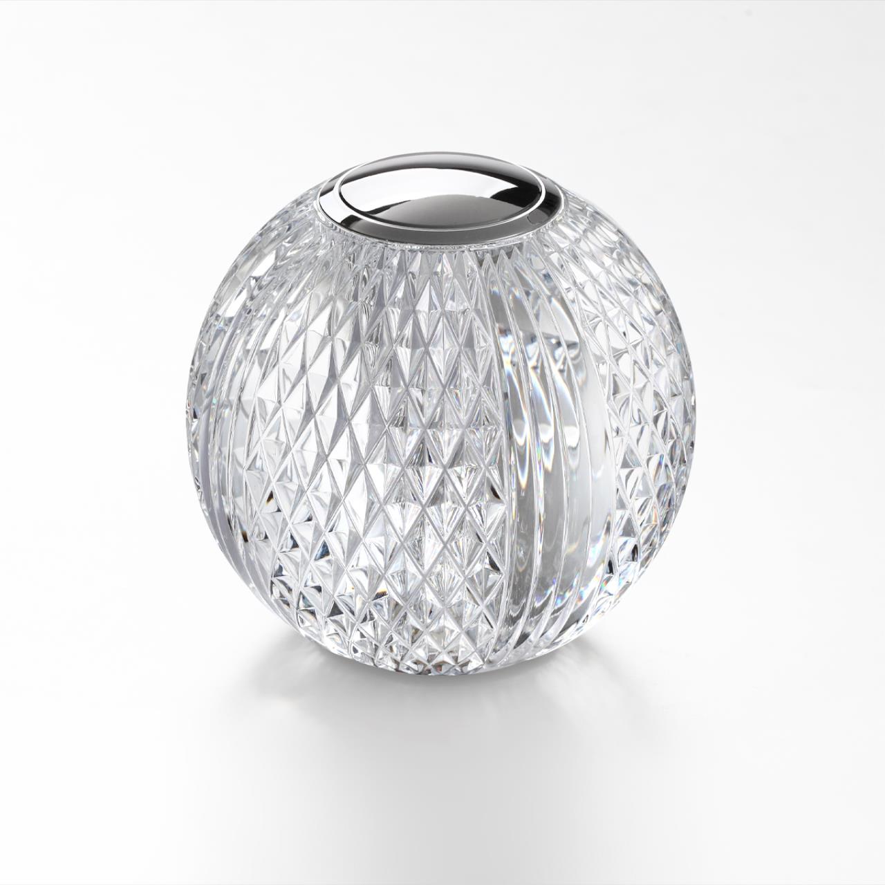 Настольный светильник 11*11*12 см, 1 LED*2W, 4000 К, Odeon Light Crystal, хром 5007/2TL