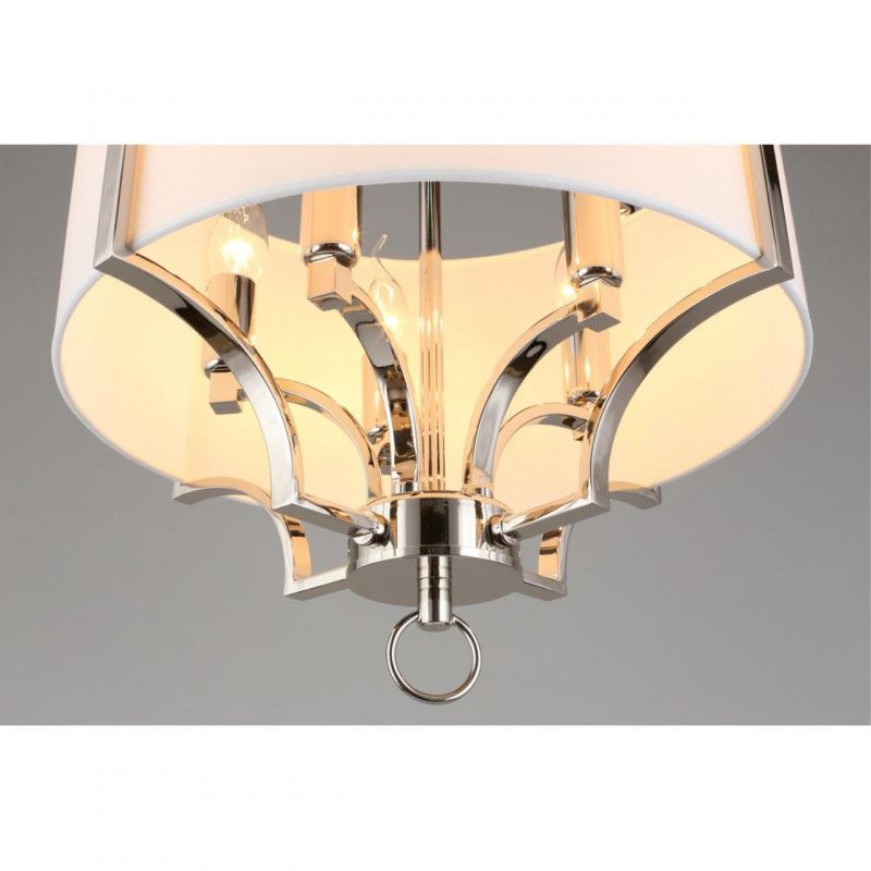 Подвесная люстра 43*70-150 см, 5*E14, 40W, Aployt Romilda APL.732.16.05, хром