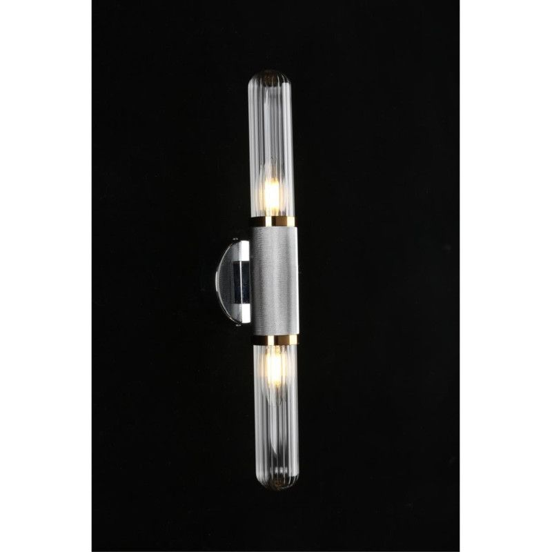 Бра 9*10*48 см, 2*E14, 7W, Aployt Brynia APL.307.41.02, бронзовый