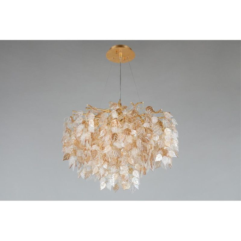 Подвесная люстра 60*80-190 см, 10*G9, 5W, Aployt Rochell APL.850.03.10, золотой