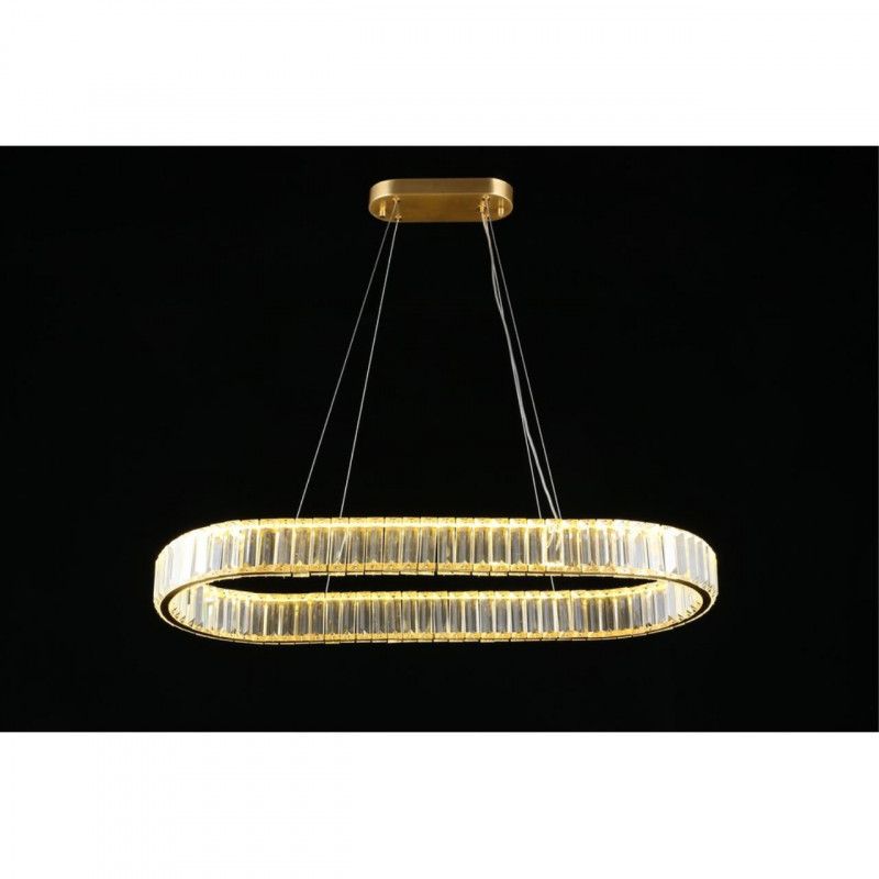 Подвесная люстра 80*35*30-160 см 70W, 3000K, Aployt Nicoletta APL.026.03.70, бронзовый