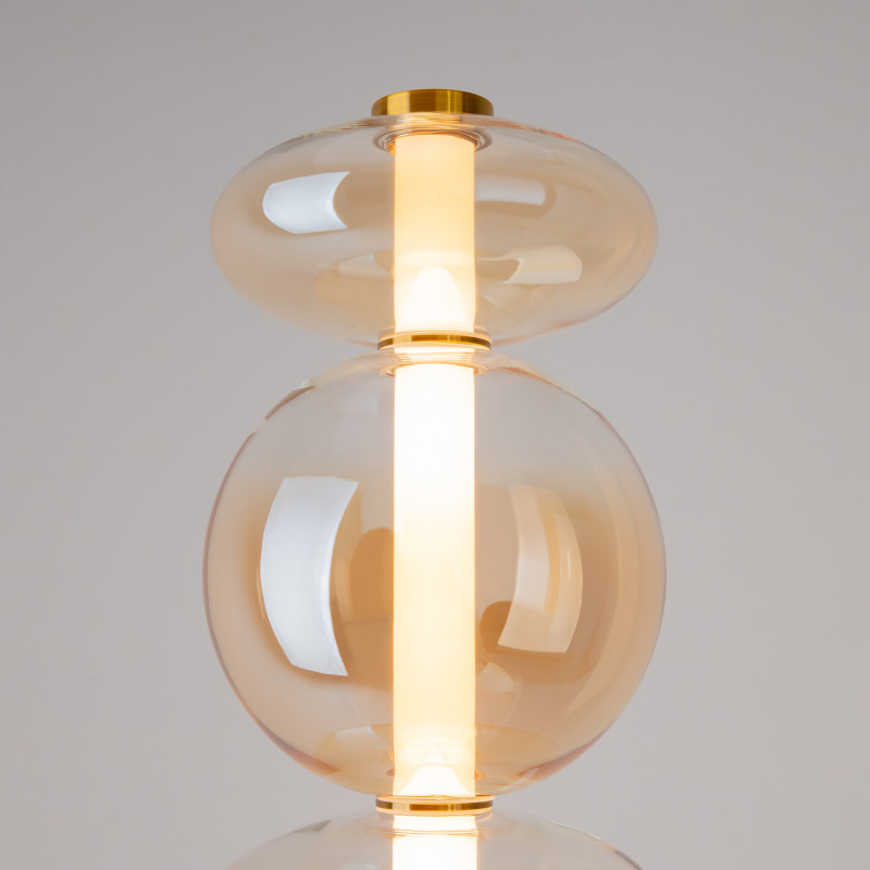 Торшер 28*163 см, LED, 40W, 3000К, Maytoni Futuro MOD307FL-L40BS3K латунный