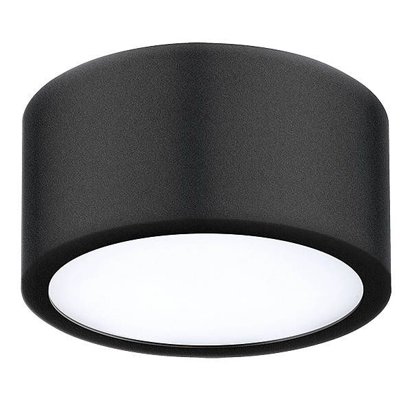 Светильник 10*10*5 см, 9W, 4000К Lightstar ZOLLA 213917, черный, IP44